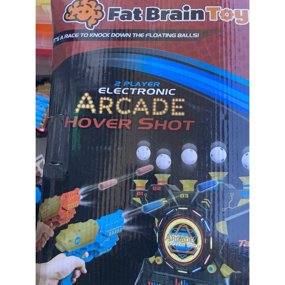 Electronic Arcade Hover Shot Complete Game 2 Shooters A Lil Damaged Box
